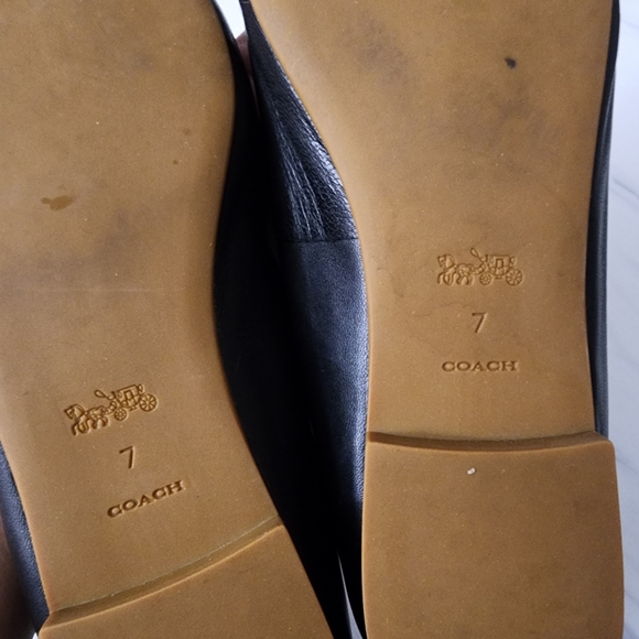 Coach Annabel Ballet Leather Shoes - Picture 3 of 7